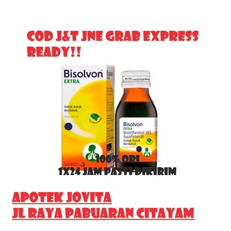 Jual BISOLVON OBAT BATUK BERDAHAK PENGENCER DAHAK Shopee Indonesia