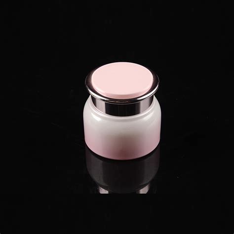 Wholesale Elegant Violet Empty Drum Shape Cosmetic Cream Jar Acrylic