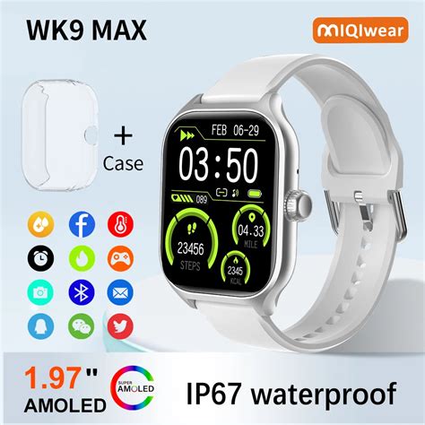 2024 New WK9 MAX Call Smart Watch Waterproof Sport Fitness Tracker