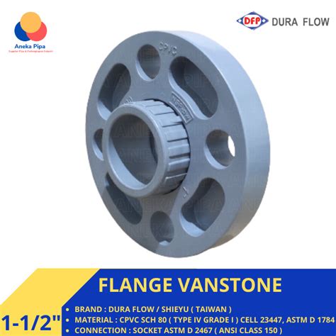 Jual Flange Vanstone Cpvc Sch Socket Ansi Size Inch