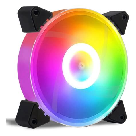 Cooler Fan Led Rgb 120mm Ventoinha Para Gabinete Cpu Gamer Shopee Brasil