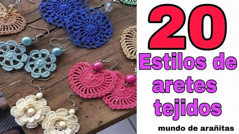 Estilos De Aretes Tejidos A Crochet Faciles