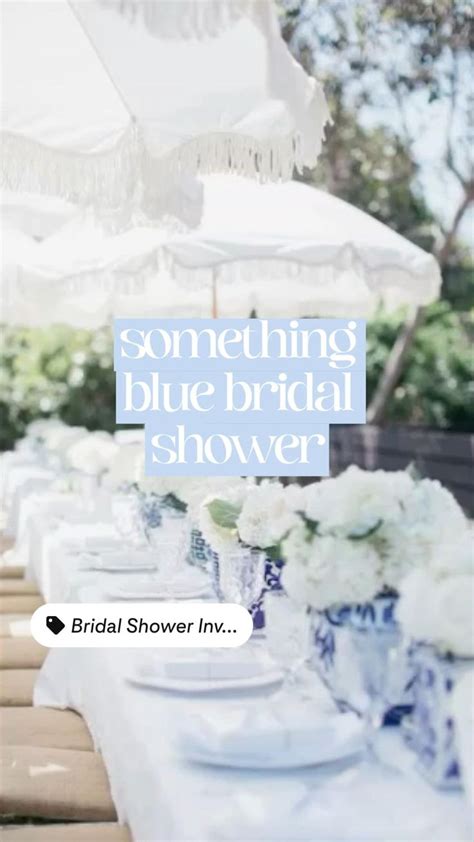 Something Blue Bridal Shower Themes Bridal Shower Ideas Bridal