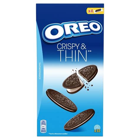 Oreo Cripsy Thins Ciastka Kakaowe Z Nadzieniem O Smaku Waniliowym