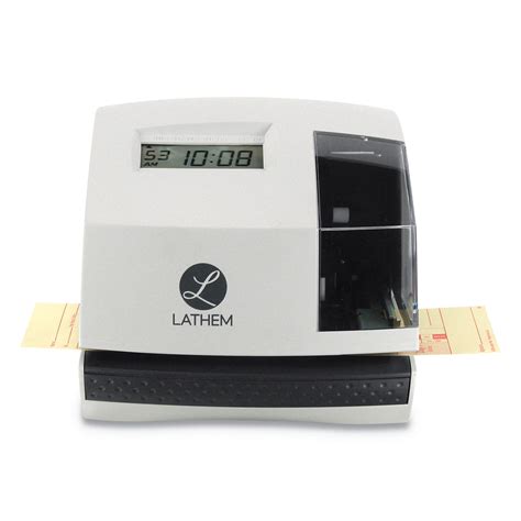 Lathem Time Company 100e Lathem 100e Electronic Time Clock Zuma