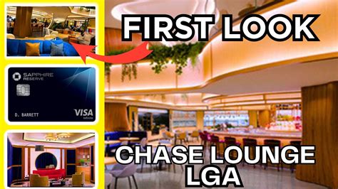 I Visited The New Chase Sapphire Lounge Lga Full Tour Youtube