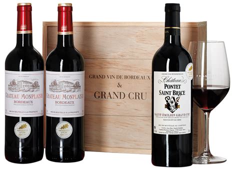 Grand Vin De Bordeaux And Grand Cru Präsente Präsente Wein