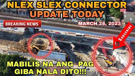 Nlex Slex Connector Update Today Magsaysay Flyover March Youtube