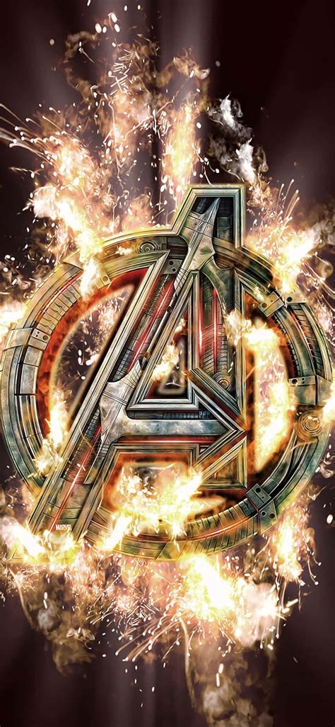 [200+] Avengers Logo Backgrounds | Wallpapers.com