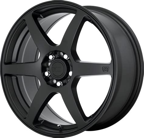 Cs6 15x65 Satin Black 4x100 4x108 4x425 Bolt Pattern 40mm Offset