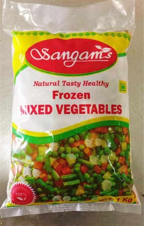 A Grade Multicolor Sangam Frozen Mixed Vegetable Packet Packaging Size 1 Kg At Rs 75 Pack In Pune