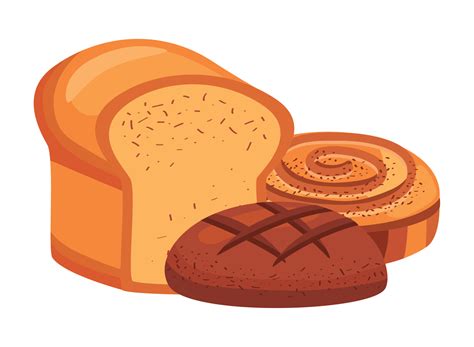 Bread And Roll 11453368 Vector Art At Vecteezy
