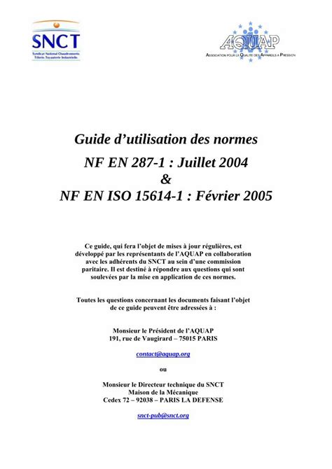 Pdf Guide Dutilisation Des Normes Nf En Aquap Org Pdf File