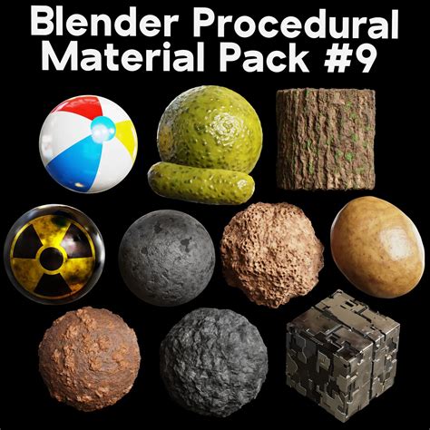 Blender Procedural Material Pack Flippednormals