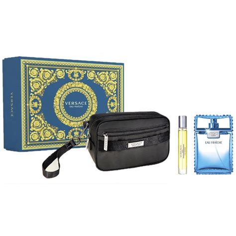 Set Versace Eau Fraiche Edt Travel Trousse