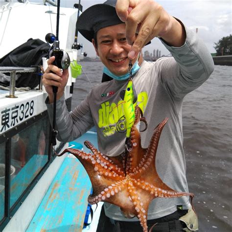 7 25 タコエギング乗合船の釣果 ぼっち釣果ブログ