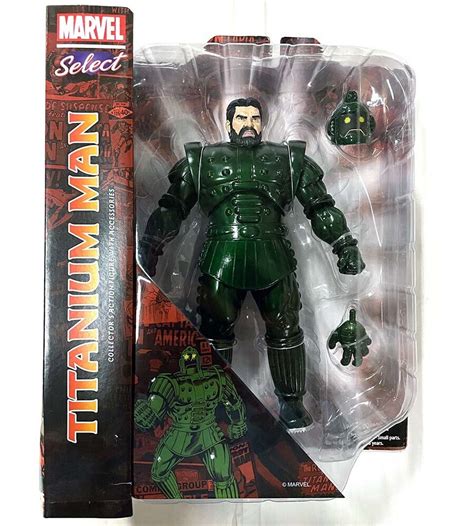 Marvel Select Avengers Iron Man Titanium Man Action Figure