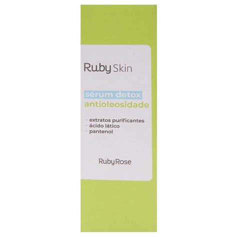 Sérum Detox Antioleosidade Basics da Ruby Rose Gall Maquiagens