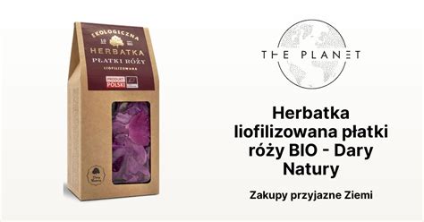 Herbatka liofilizowana płatki róży BIO Dary Natury The Planet