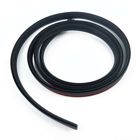 M Black Car Rubber Seal Strip Trim For Car Front Windshield Sunroof