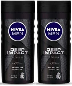 Nivea Men Deep Impact Cleansing Shower Gel X Ml Buy Nivea Men