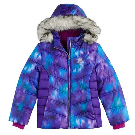 Girls 4 16 Zeroxposur Puffer Jacket Girls Puffer Jacket Kids Winter