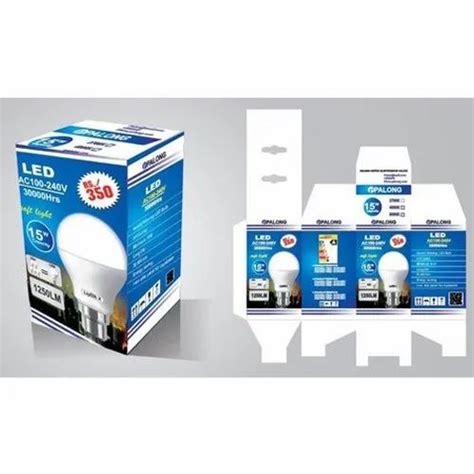 Duplex Paper Printed LED Bulb Packaging Box At Rs 1 25 Piece In New