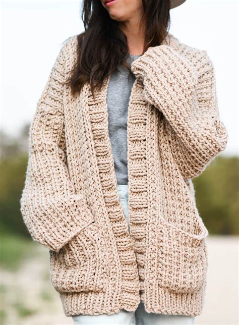 Chunky Oversized Knitted Sweater Patterns Frosting And Confetti