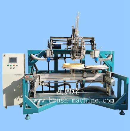 Axis Head Disc Brush Drilling And Tufting Machine