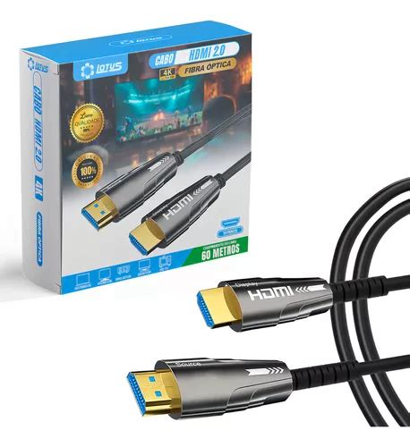 Cabo Hdmi Para Hdmi M K Cabo Hz Gbps Cabo De Fibra Ptica