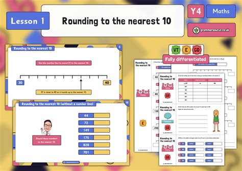 Year 4 Place Value Rounding To The Nearest 10 Lesson 1 Grammarsaurus