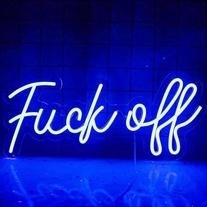 Amazon Lucunstar Fuck Off Neon Sign Neon Signs For Wall Decor