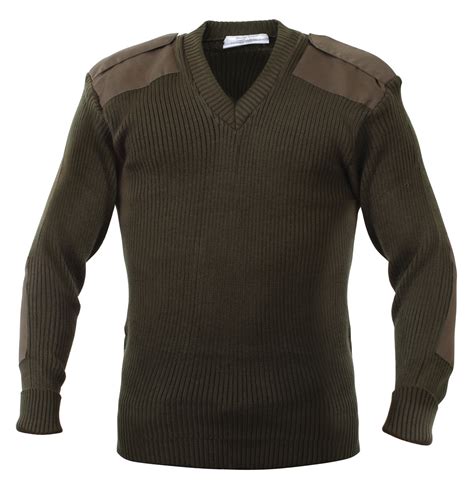 Shop Us Army V Neck Style Commando Sweaters Fatigues Army Navy