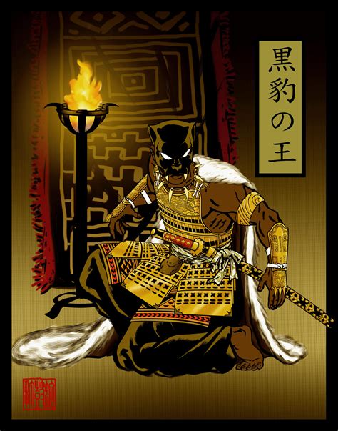 Feudal Japanese Samurai Black Panther : r/Marvel