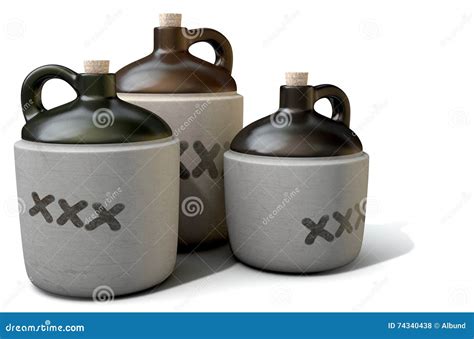 Moonshine Jug Stock Image 74340583