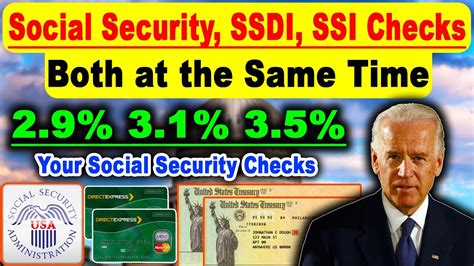 Social Security Ssdi Ssi Checks Both Same Time 29 31 35 And Your Social Security