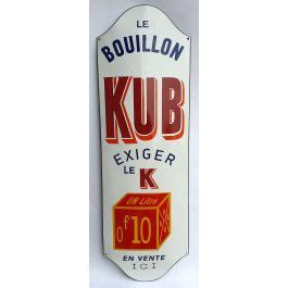 Kub Bouillon Emaille Bord