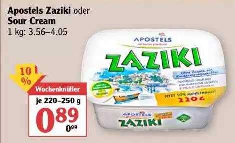 Apostels Zaziki Sour Cream Oder Aioli Angebot Bei Netto Marken Discount