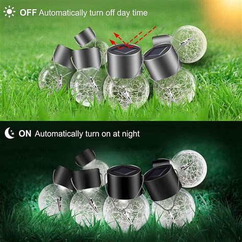 Pack Hanging Solar Lights Outdoor Decorative Waterproof Solar Globe