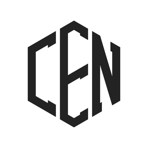 Premium Vector Cen Logo Design Initial Letter Cen Monogram Logo Using
