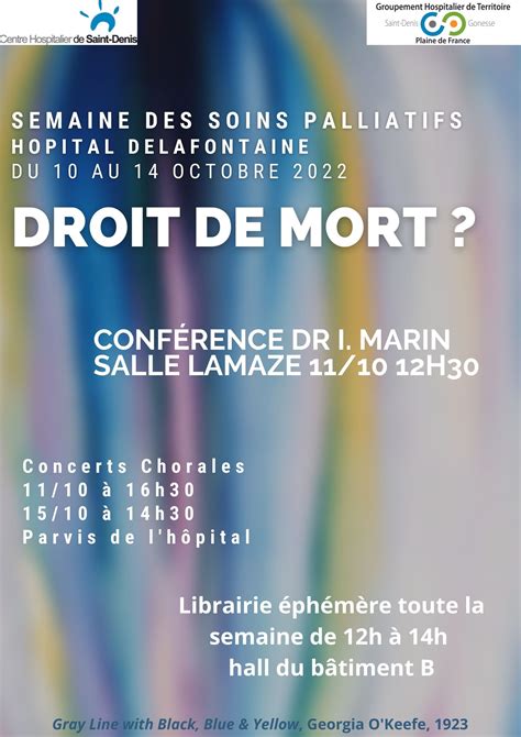 Du 10 Au 14 Octobre Semaine Des Soins Palliatifs à Lhôpital