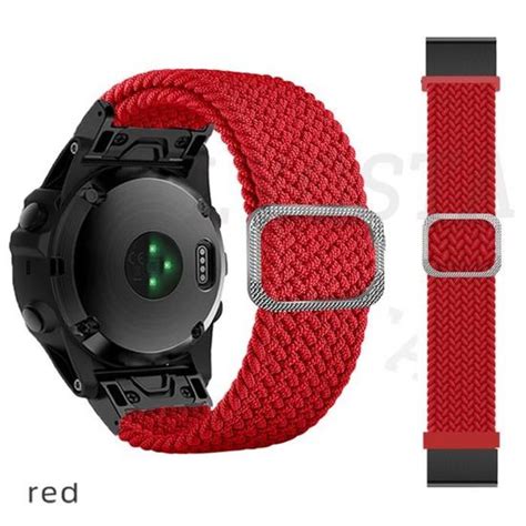 Bracelets De Montre En Nylon Quickfit Bracelets Pour Garmin Fenix X