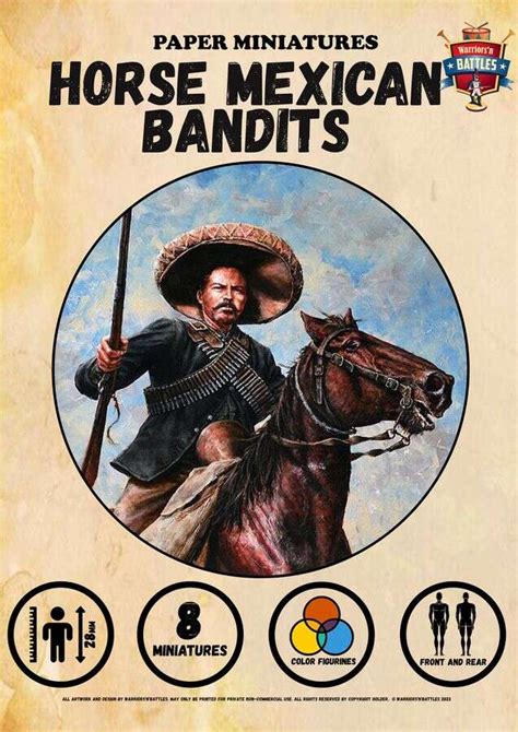 Horse Mexican Bandits - Warriors and Battles | DriveThruRPG.com