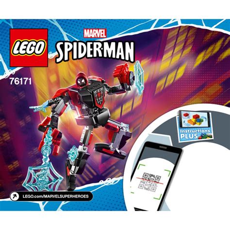 Lego Miles Morales Mech Armor Set 76171 Instructions Brick Owl Lego Marketplace