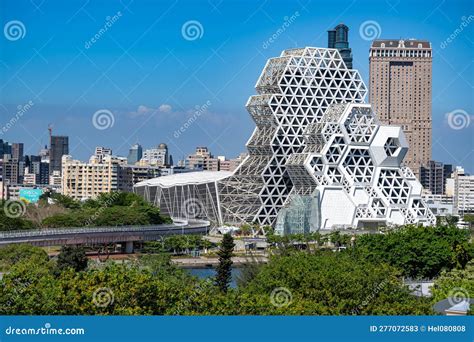 Kaohsiung Pop Music Center Taiwan Arquitetura Muito Moderna Foto De