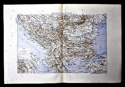 Antica Mappa Militare Marga Carte Des Annexions De La Russie Etna