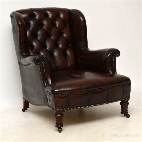 Antique Victorian Leather Armchair Antiques Atlas