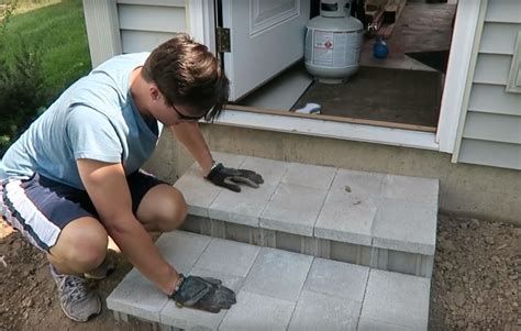 How To Build Cinder Block Steps Cinder Block Outdoor Steps Patio Steps