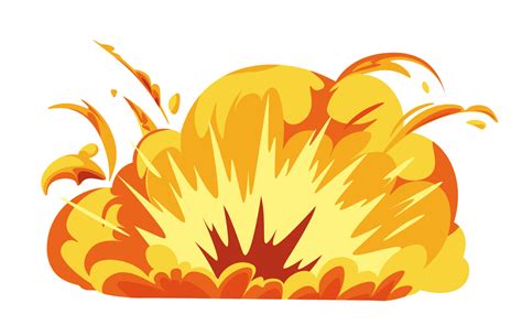 Explosions And Burst Of Flames Fire And Blaze Vector Art At