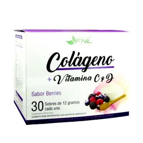 Colágeno Vit C Y D Berries 30 Sobres Fnl